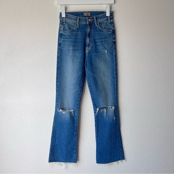 MOTHER The Hustler Ankle Fray Jeans Understudy NWT Size 25 - Picture 3 of 8